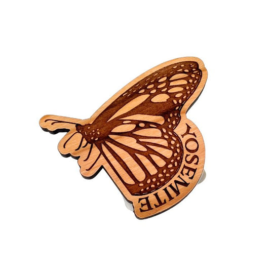Yosemite Butterfly Wood Magnet