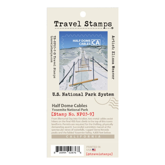 Travel Stamp : Half Dome Cables