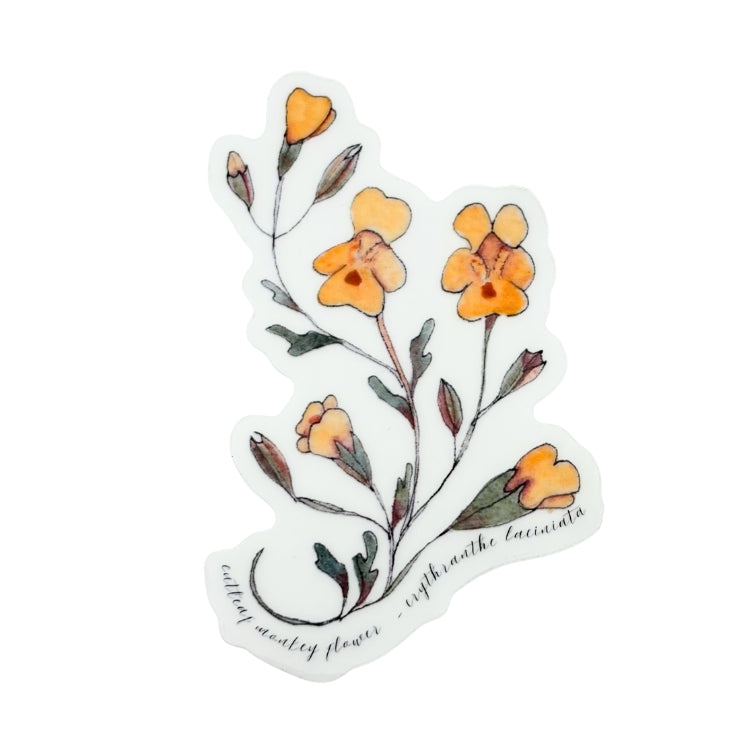 Monkey Flower Sticker