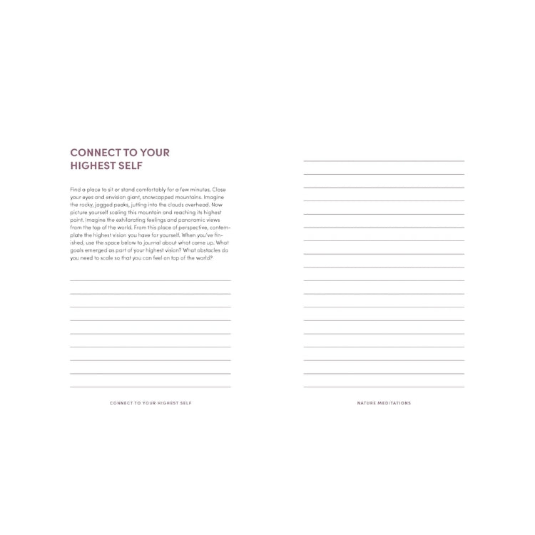 Nature Meditations Journal 9781797225159