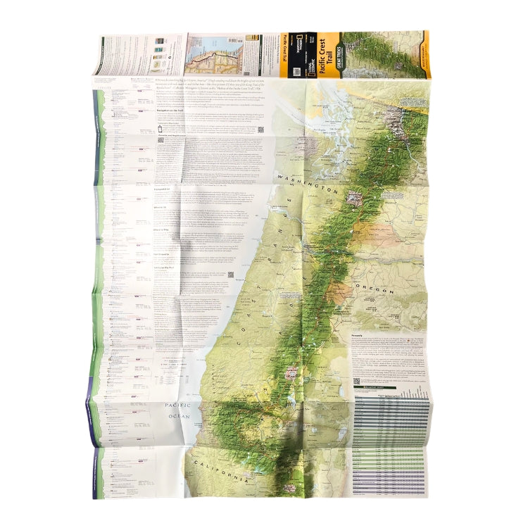 Pacific Crest Trail Map 9781566959568