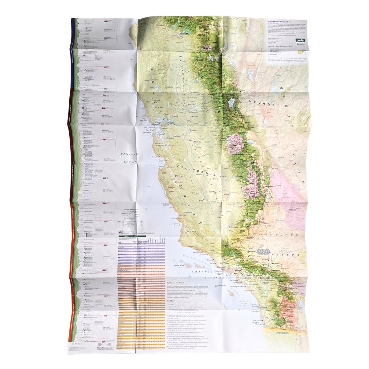 Pacific Crest Trail Map 9781566959568