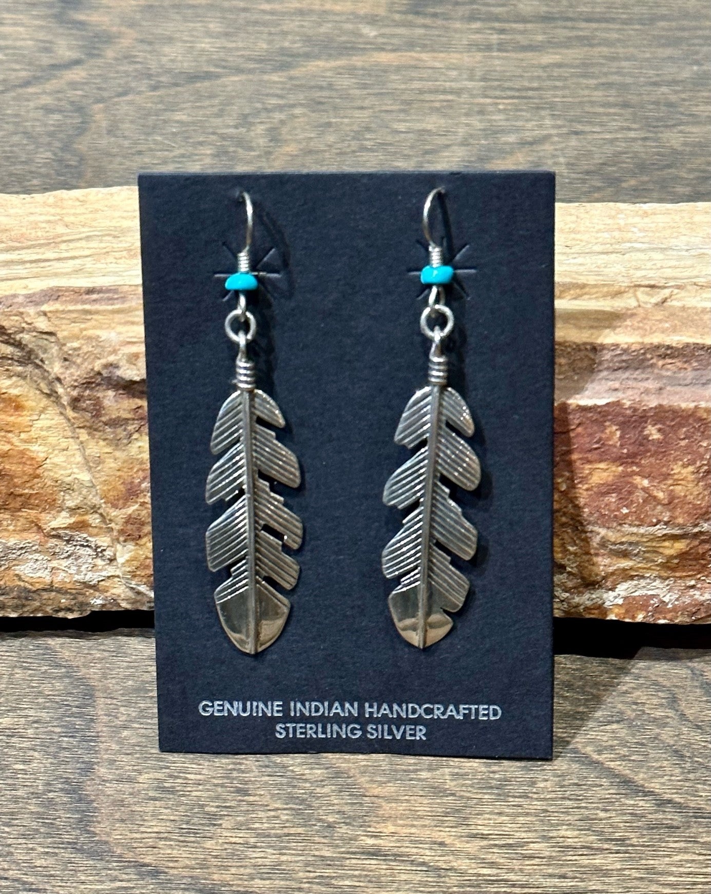 Spirit Feather Earrings (E44781) – Silver Australia